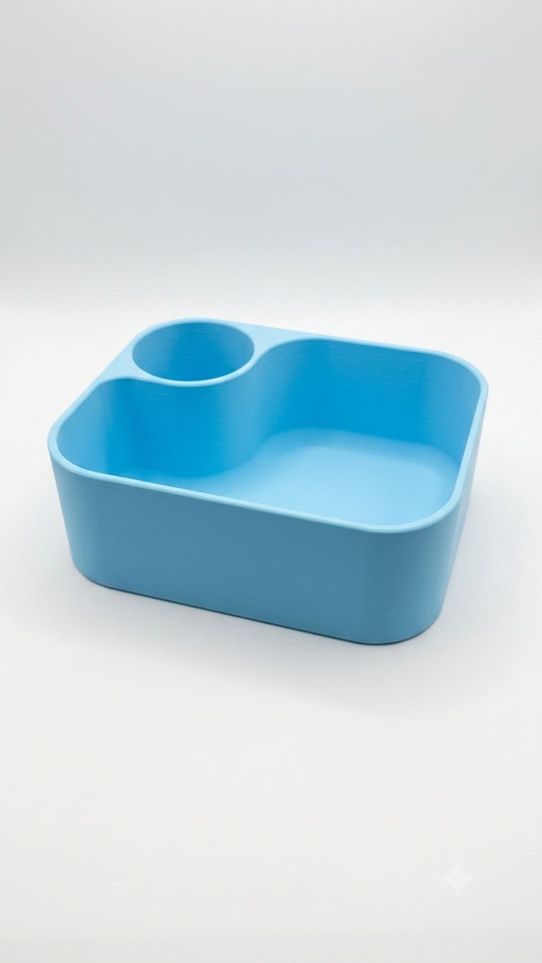 snack box with soda holder